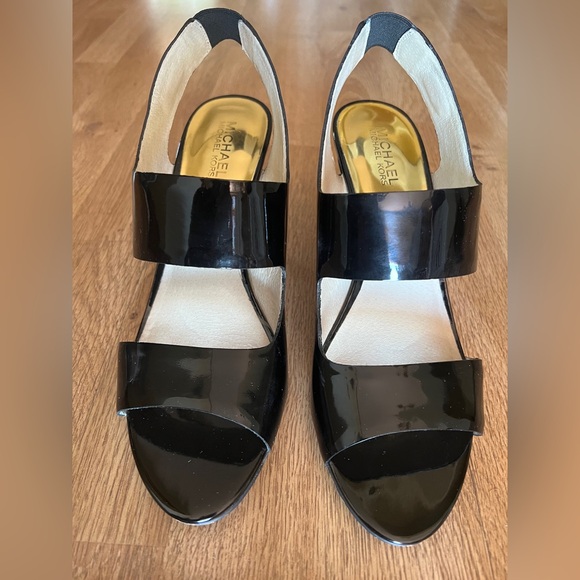 Michael Kors Patent Strappy Heels - Picture 1 of 7